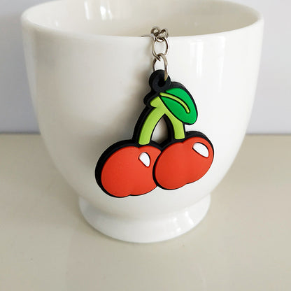 Custom 3D Raised Shaped Soft Touch PVC Keychain - Two Sides Printing