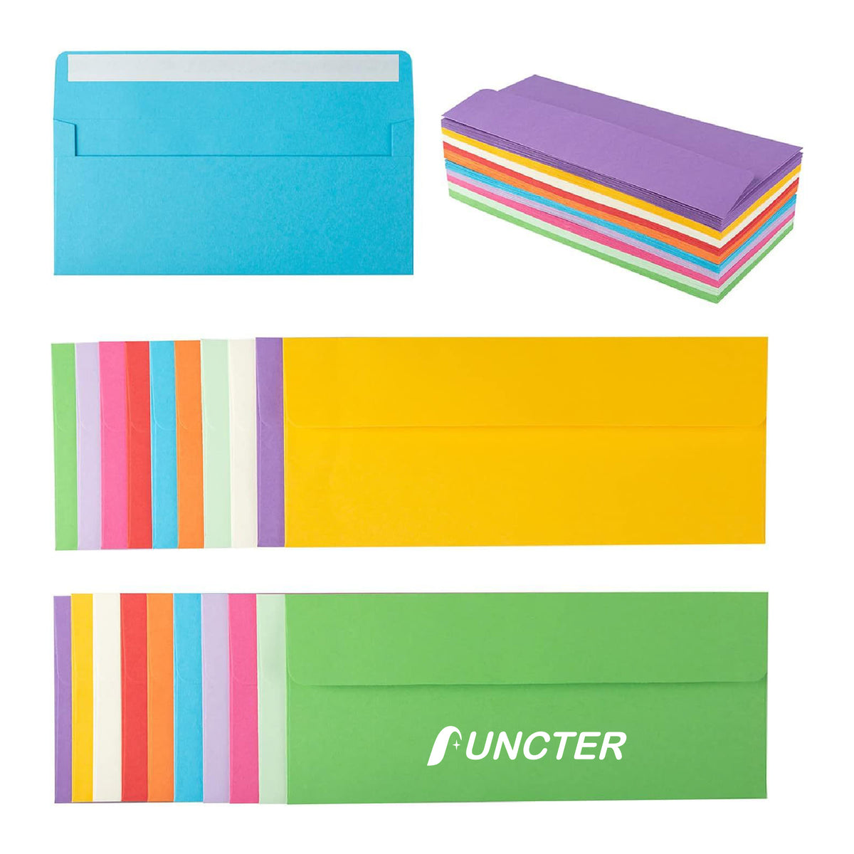 #10 Business Envelopes Standard Envelopes for Office Checks, Letter Mailing Invoices