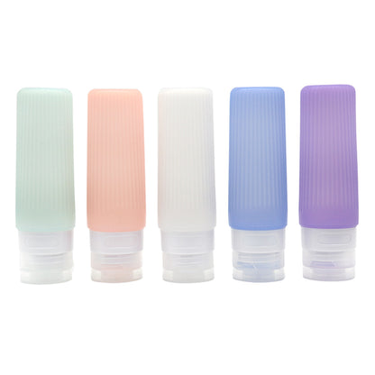 3 OZ Silicone Travel Cosmetics Split Bottles