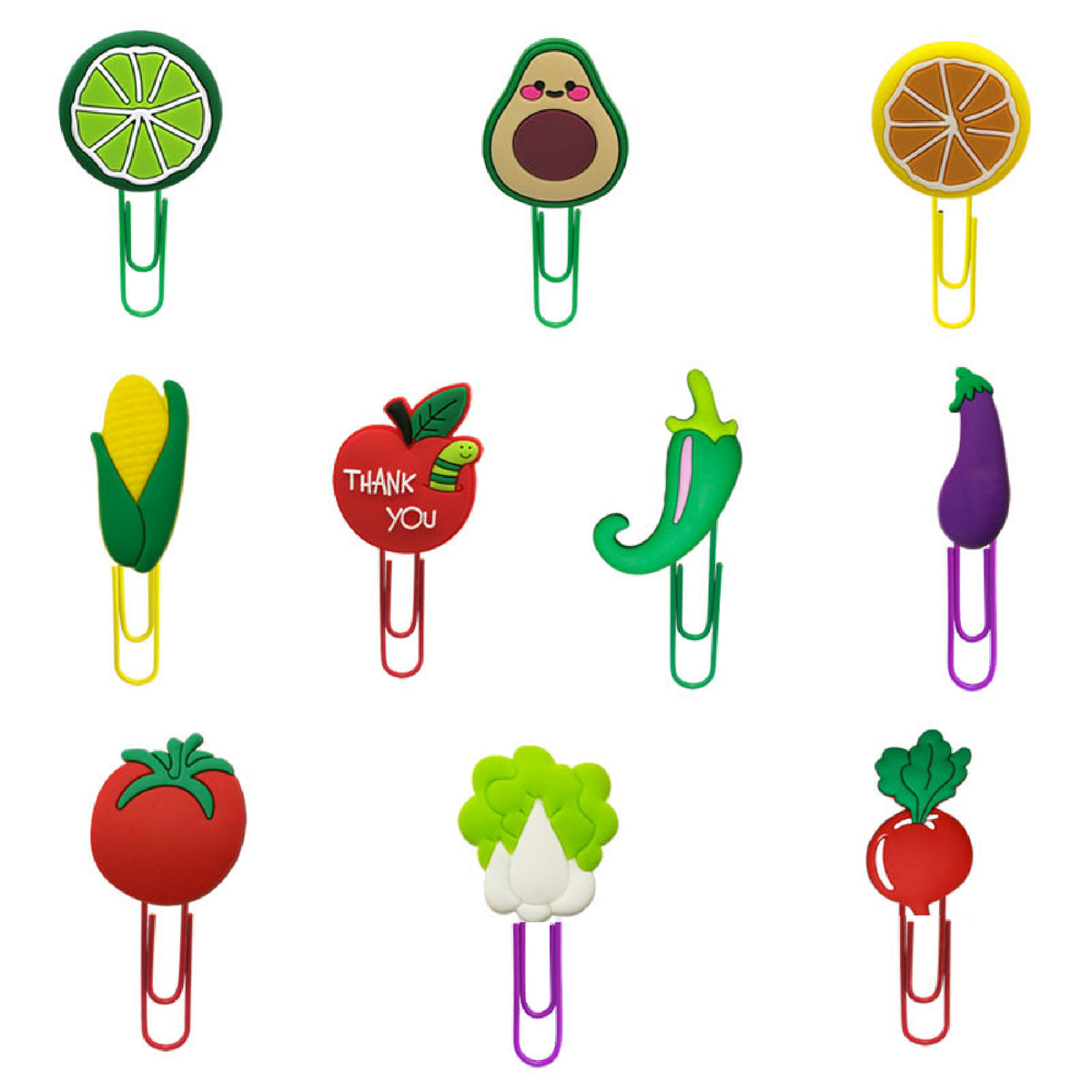 Tree Shaped Paper Clip Custom PVC Clip