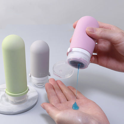 2 OZ Travel Bottles Set For Toiletries, Silicone Travel Shampoo and Conditioner Bottles (4 Pcs Set)