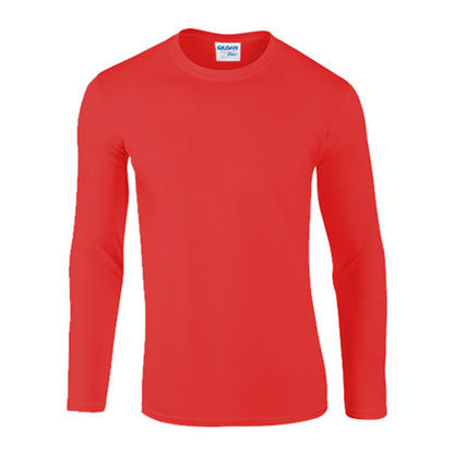 Men's 6.35 oz. Slim-Fit Long-Sleeve Crewneck Cotton T-Shirt