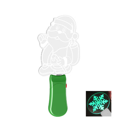 Christmas Theme Glow Stick Multi Colors Light Glow Stick Handheld Glow Sign Glow Wand