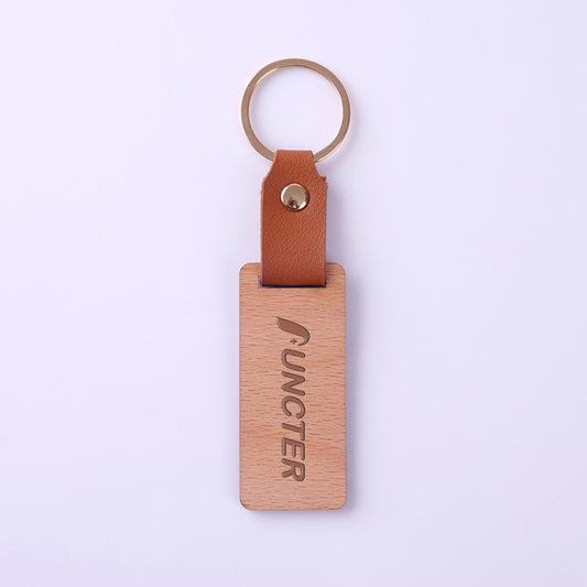 Rectangular Wooden Keychain