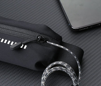 Reflection Fanny Pack Outdoor Sports Water Resistant Polyester Waist Bag