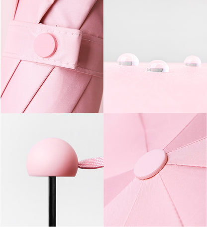 5 Fold Travel Lightweight Portable Pocket Mini Capsule Umbrella Manual Open 8 Panels Umbrella