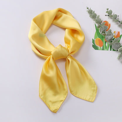 28" x 28" Yellow Neck Scarves Kerchief Neckerchief Handbags Wrap Scarf #75