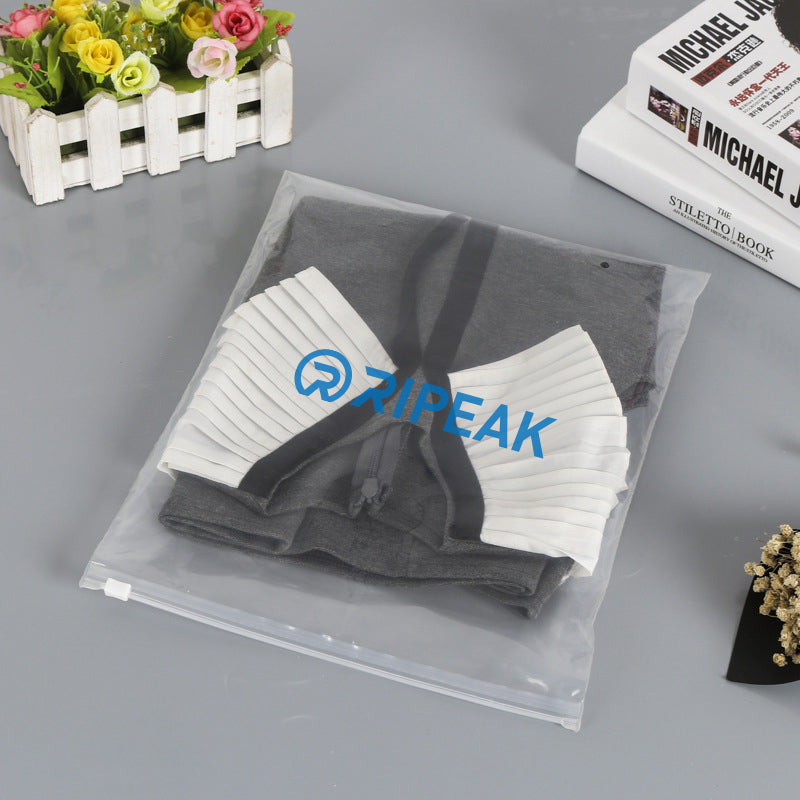 7.5 x 8" Transparent Storage Bag Waterproof Zip-Lock Resealable Pouch(Customized Size)