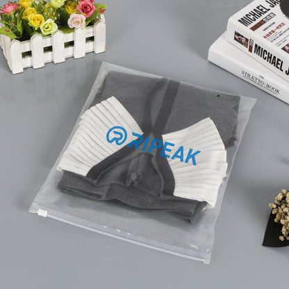 7.5 x 8" Transparent Storage Bag Waterproof Zip-Lock Resealable Pouch(Customized Size)