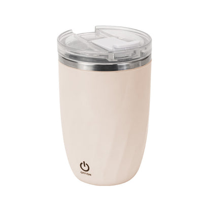 12 Oz. Macaron Color Rechargeable Stainless Steel Coffee Automatic Stirring Cup Coffee Mug