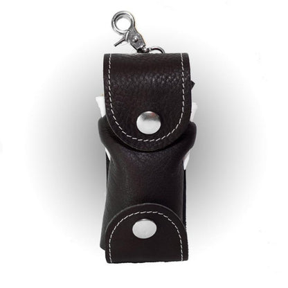 PU Leather Golf Ball Pouch Golf Bag Waist Pack Without Balls & Tees