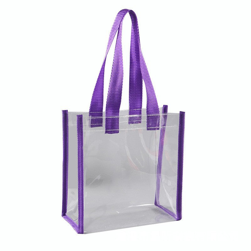 Clear PVC Tote Bag 9.85x9.85"