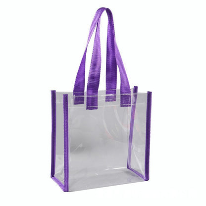 Clear PVC Tote Bag 9.85x9.85"