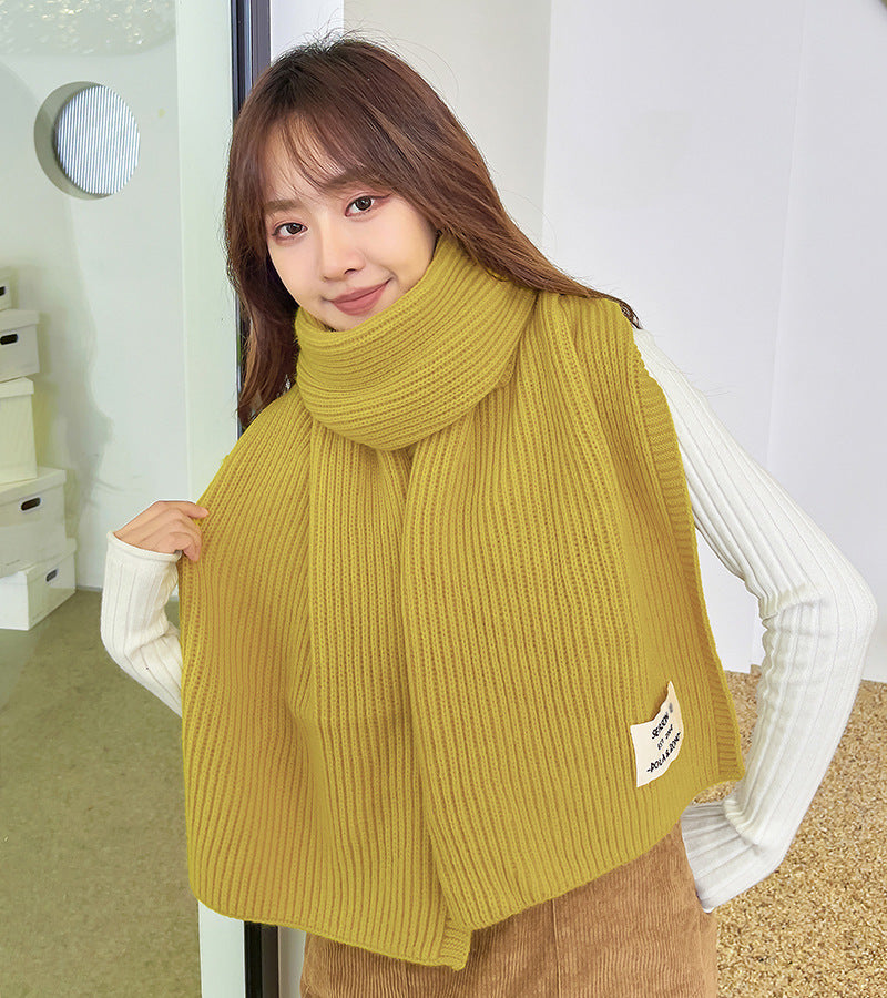 67" Winter Thicker Cable Knitted Scarf Wrap Chunky Long Warm Scarf