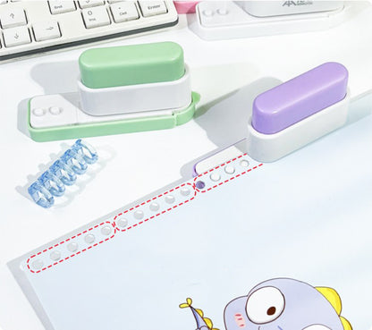Mini Binding Machine Manual 5 Holes Binder Punch For A4/A5/B5 Papers