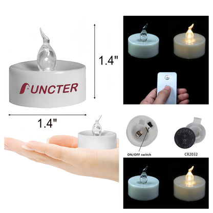 Mini Flashing Remote Control Led Tea Light Candle