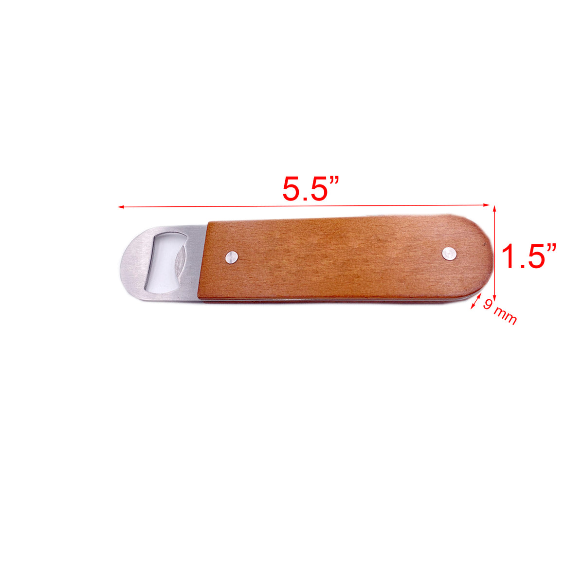 Wood Handheld Beer Opener Beverage Opener-Size M