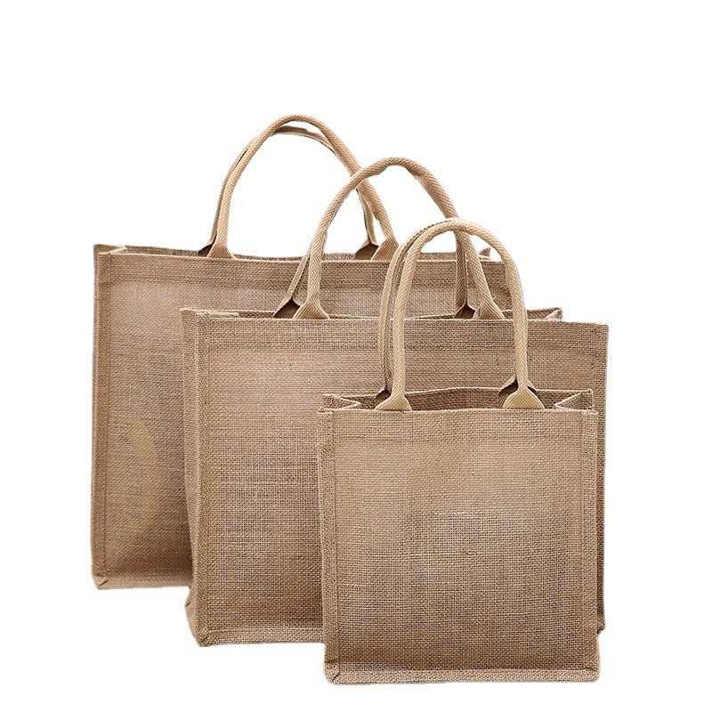 Large Burlap Tote Bag
