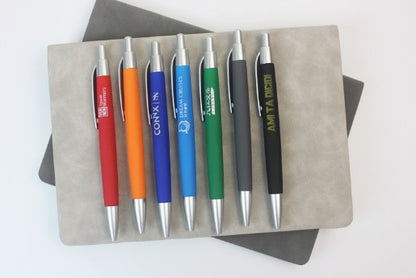 Business Spray Rubber Ballpoint Pen