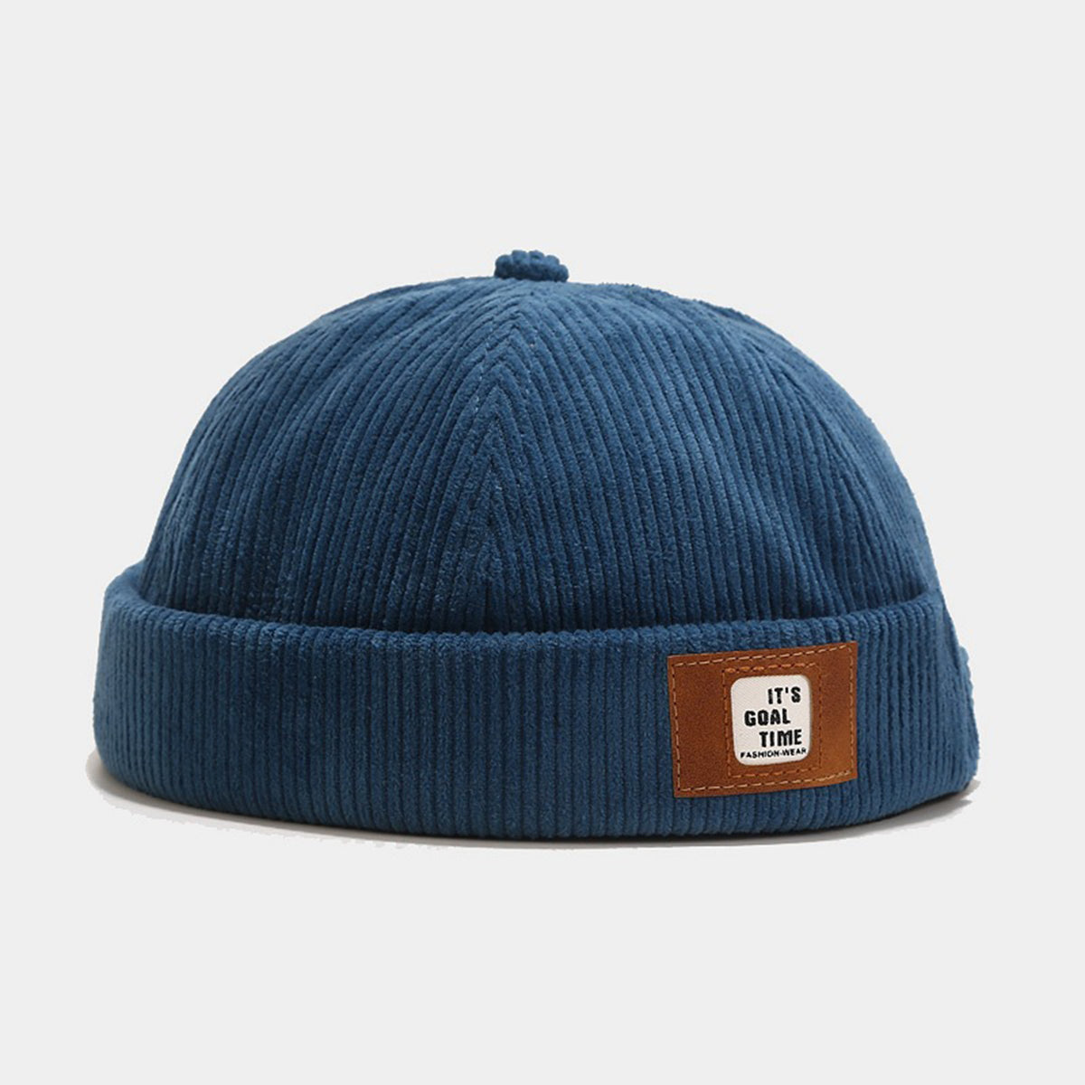 Adjustable Corduroy Brimless Hat Dockers Beanie