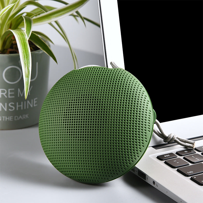 New Powerful Stereo Sound Round Shape Portable Wireless W/ Selfie Function