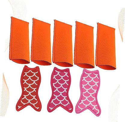 Full Printing Popsicle Holder Bags Neoprene Ice Holders Ice Making Wraps Mermaid Ice-lolly Cover