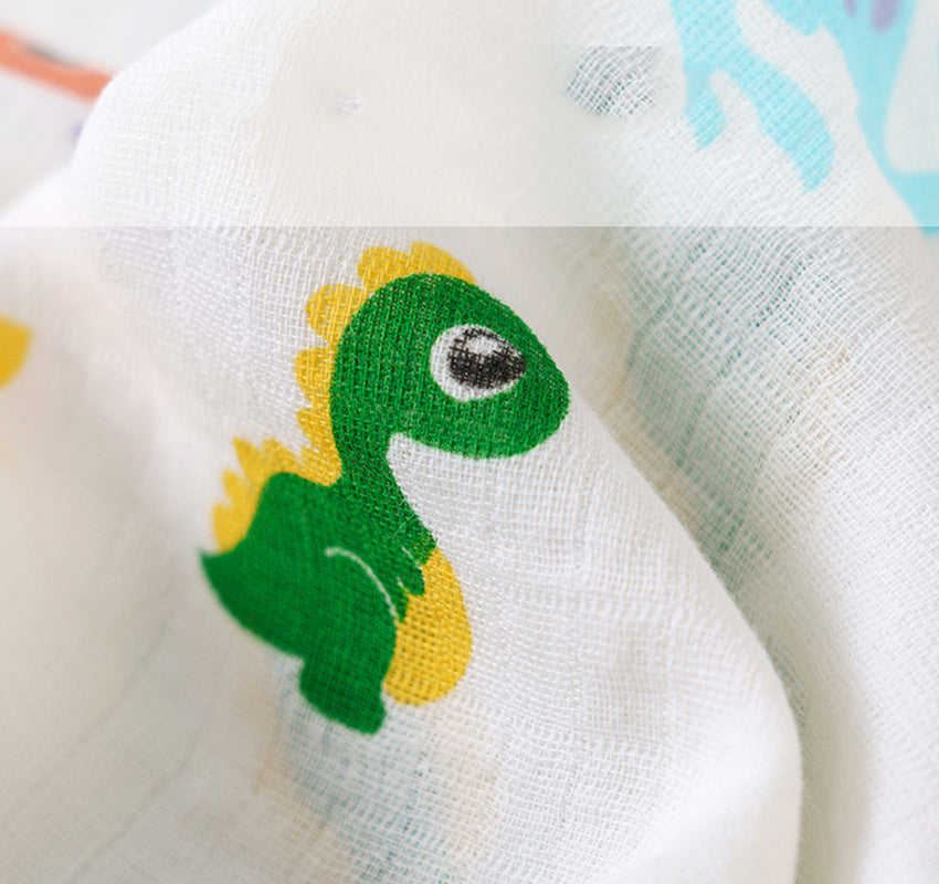 Full Color Imprint Premium Muslin Baby Wrap Swaddle Blanket