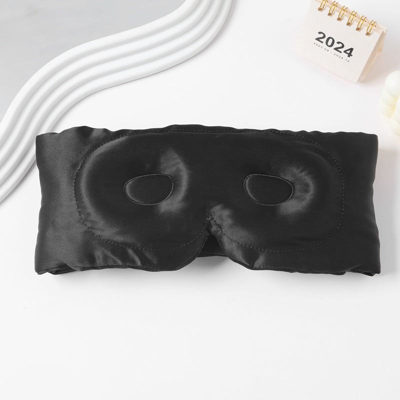 Silk 3D Sleep Eye Mask W/ Adjustable Magic Tape