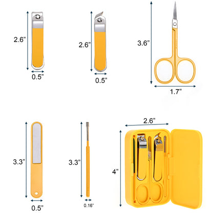 Manicure Set 5" 1 Nail Clipper Set w/ Storage Case