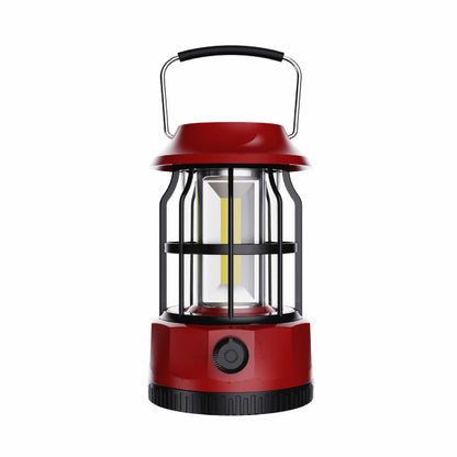 Solar Energy Light Rechargeable Camp Light Retro Design Waterproof LED Lantern Outdoor Picnic