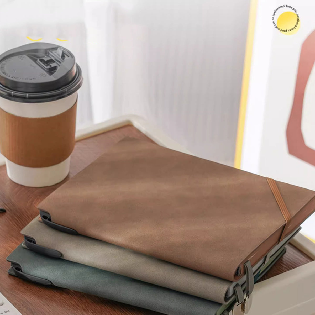 A5 PU Lined Luxury Diary Notebook Journals Notepad