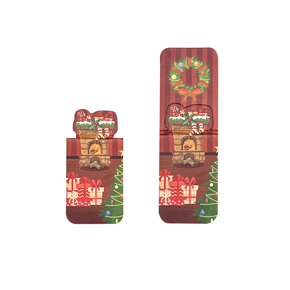 Christmas Wreath Magnetic Bookmark Book Marker Clip Custom Shape Bookmark Christmas Tree