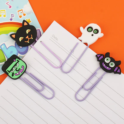 Ghost Bookmark Paper Clip Halloween Book Clip Paper Clasp for Kids