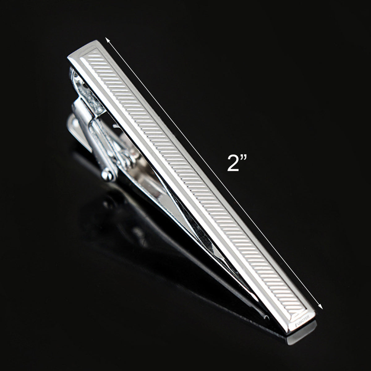 2" L Necktie Clip Tie Bar for Men's Skiny Necktie-#17