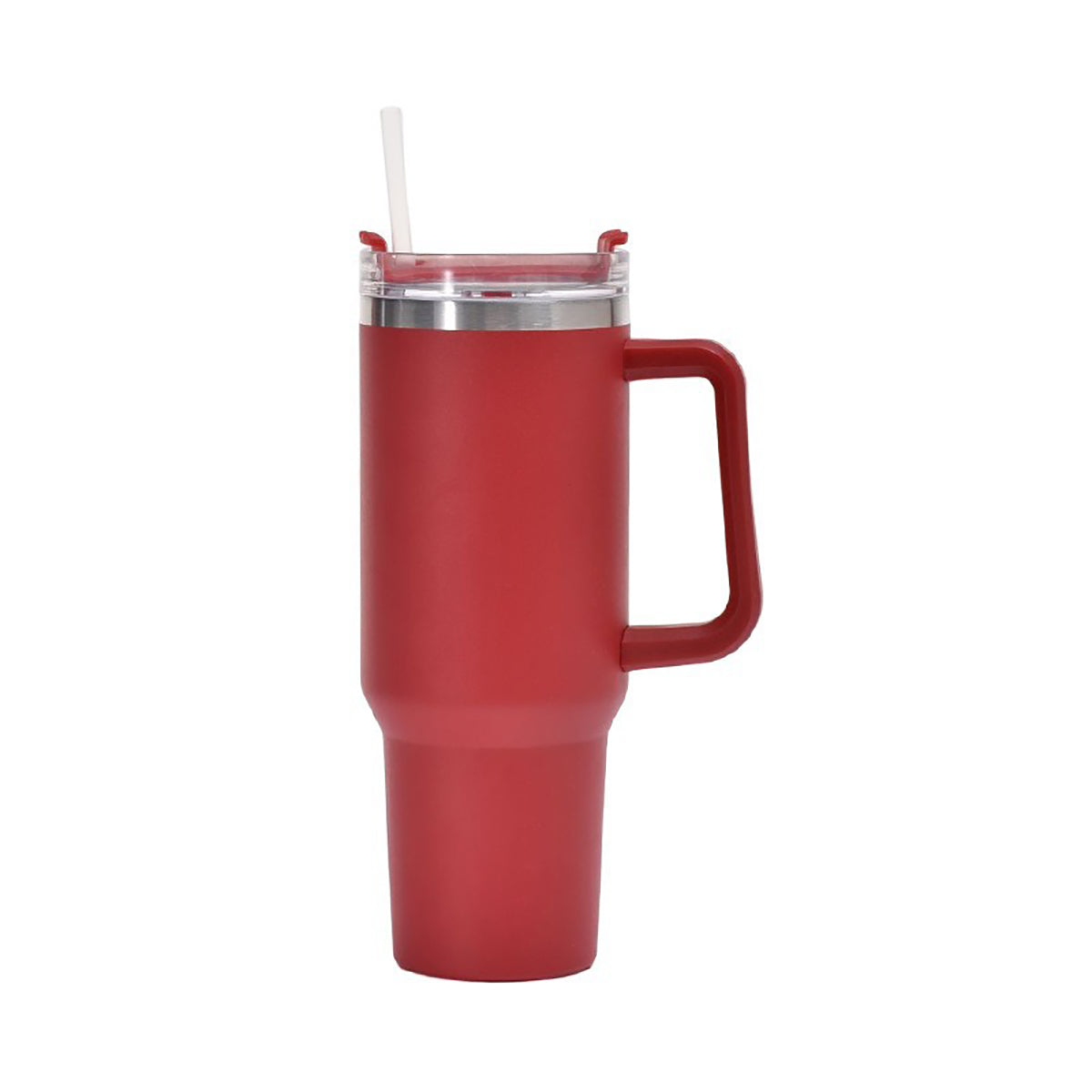 40 Oz/1200ml Car Tumbler Insulated Stainless Steel Water Bottle With Handle & Lid & Straw