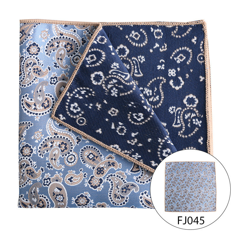 13x13" Pocket Squares for Men Mens Handkerchiefs for Wedding Business Banquet Suit Accessories