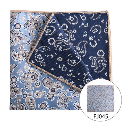 13x13" Pocket Squares for Men Mens Handkerchiefs for Wedding Business Banquet Suit Accessories
