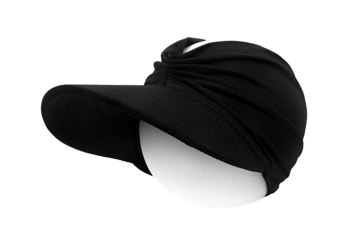 Kids Sun Visor Hat Wide Brim UV Protection Summer Beach Hat Elastic Visor Sun Cap for Girl 5-9 Years