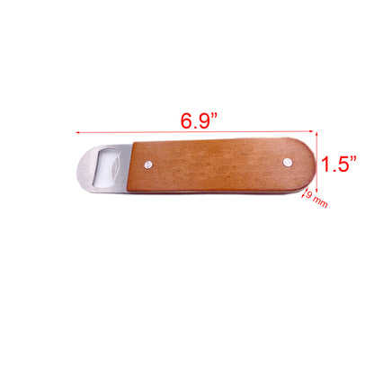 Wood Handheld Beer Opener Beverage Opener-Size L