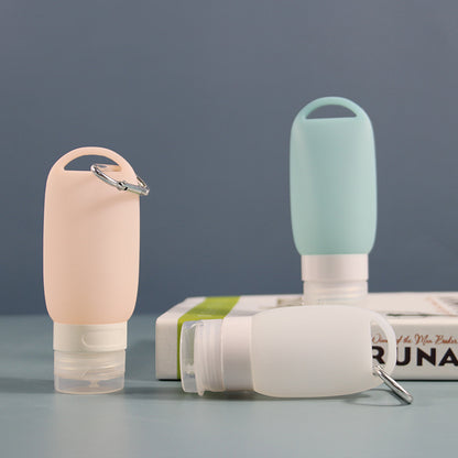2 OZ Silicone Travel Split Bottles, Travel Size Bottles for Shampoo,Conditioner,Lotion,Toiletries