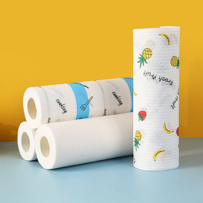 Disposable Cleaning Towel Reusable Cleaning Cloths Roll Non Woven Wiping Rag House Cleaning Cloth