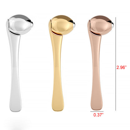 Mini Metal Eye Massage Stick Face Cream Scoop Massage Roller