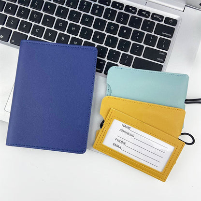 Passport Holder Luggage Tag Package Set Travel Suits Passport Cover Cruise Trip
