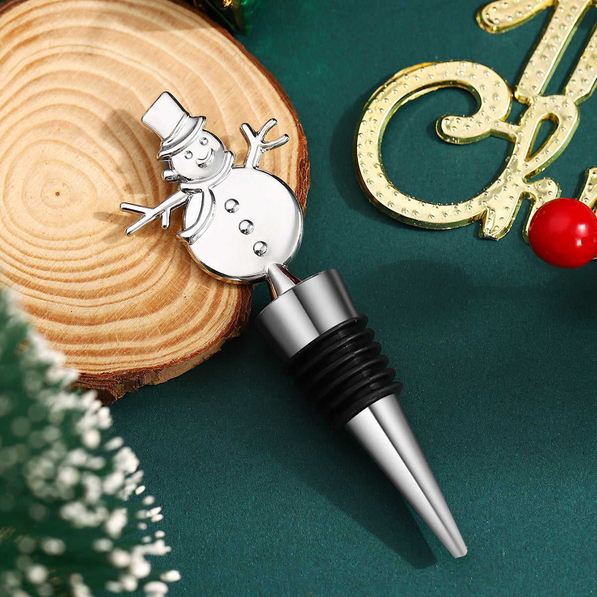 Christmas Decoration Wine Stopper
