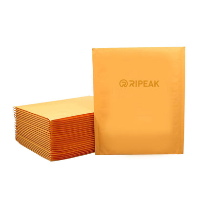 6.7 x 7.1" Kraft Bubble Mailer Self Seal Padded Envelopes for Shipping/ Packaging/ Mailing