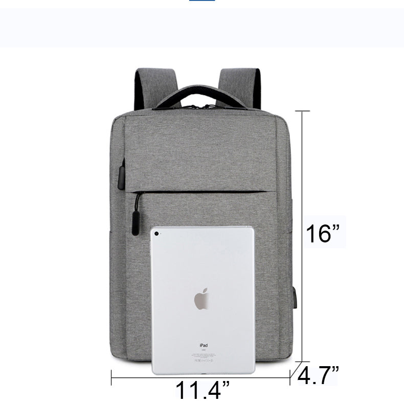 Laptop Backpack With USB Cable Charging Port