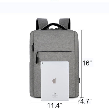 Laptop Backpack With USB Cable Charging Port