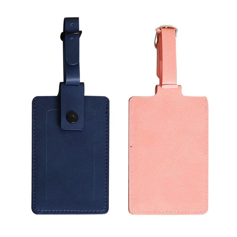 PU Leather Luggage Tag