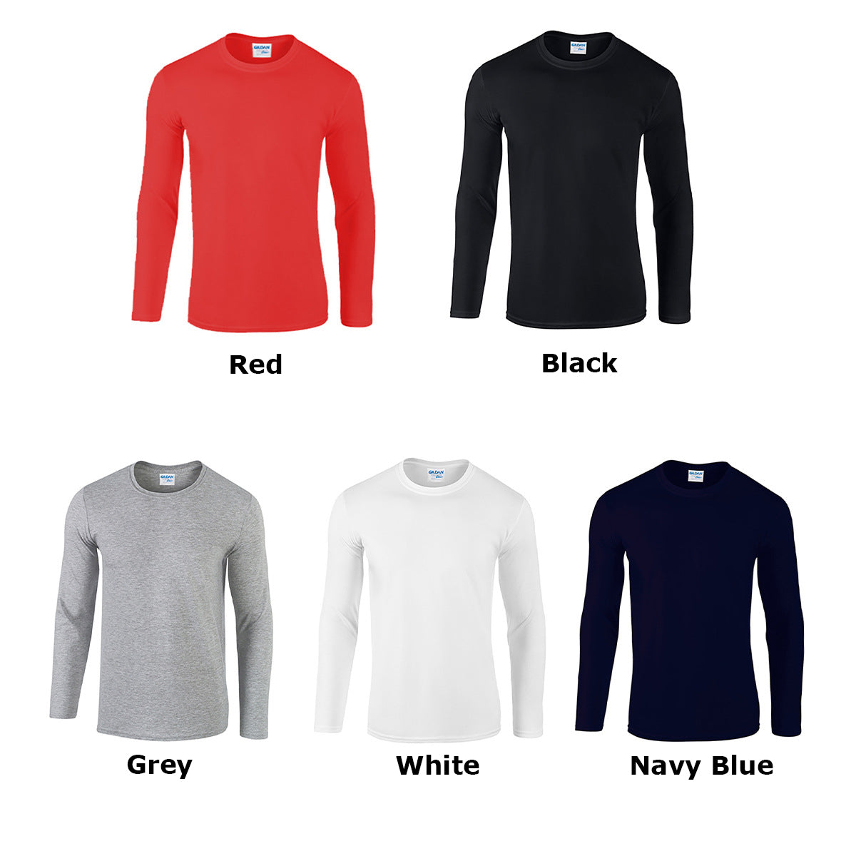 Women's 6.35 oz. Slim-Fit Long-Sleeve Crewneck Cotton T-Shirt