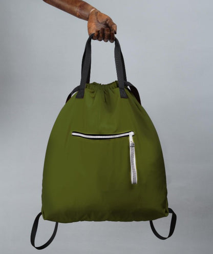 Double Shoulder Drawstring Beam Bag